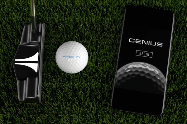 GENIUS Golf Ball - the world’s first golf ball with a brain - data communicated via smartphone app.