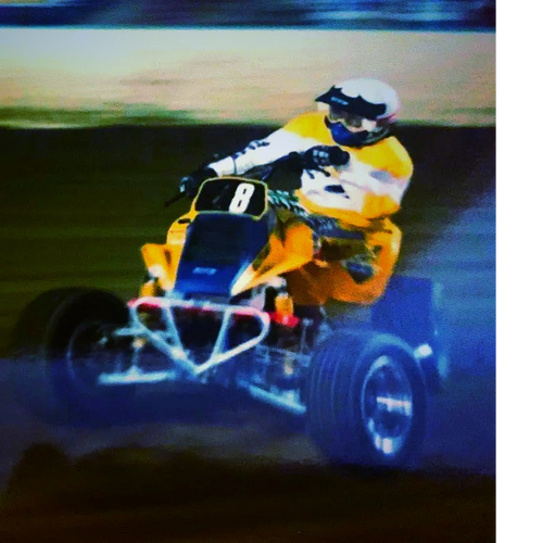 MIke Meade racing atv speedway 1989