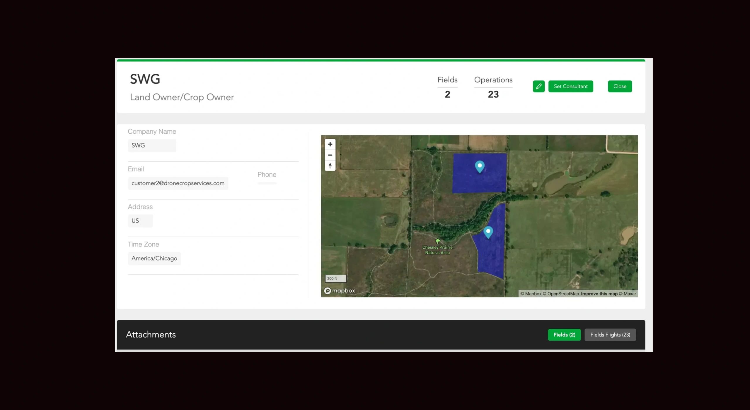 We use DroneLogBook Ag for all of our record keeping and flight management.