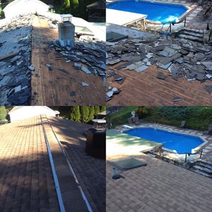 Reroof Roofing Contractor Roofer Replacement removal Roof repair Roof cleaning Chimney repair Gutters Flashing Skylights Dormers Wood-roofs Flat-roofs Slate-roofs Metal-roofs Rubber-roofs Shingle-roofs Commercial-roofs Residential-roofs