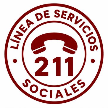Logo for social services helpline 211.