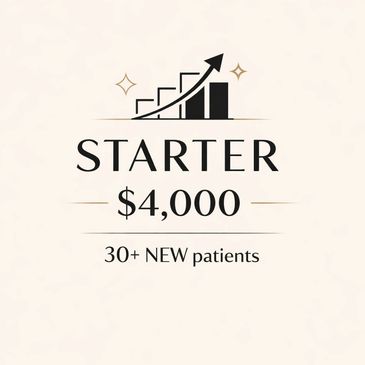 Starter plan offers $4,000 and 30+ new patients.