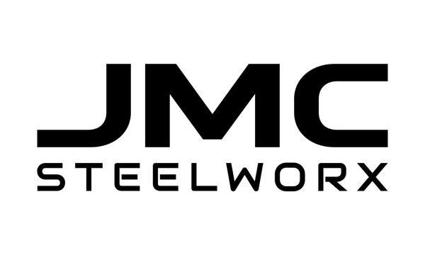 Logo of JMC Steelworx in black text.