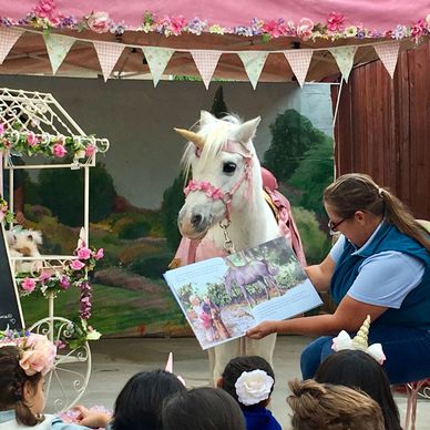 Storytime with a real live unicorn