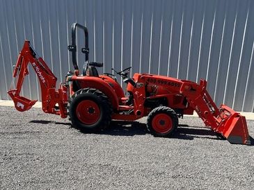 Backhoe tractor with option of box gannon with rippers, forks, augers, trenchers, telehandler, lifts
