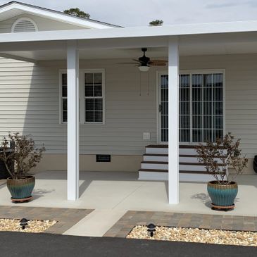 Decorative Patio Cover to offer more shade on those sunny days