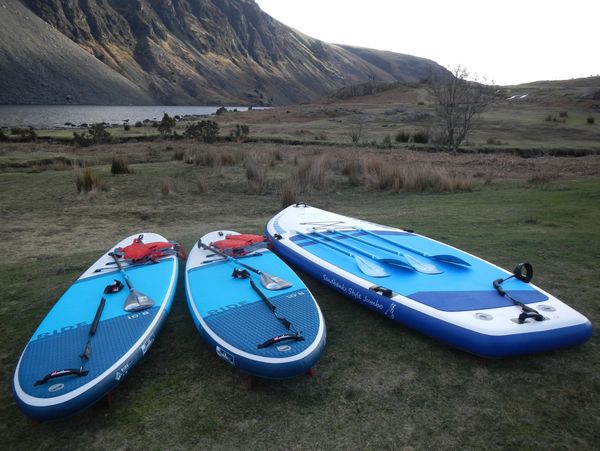 Paddle boards available to hire. April to October. 