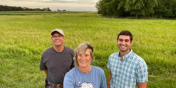 Eric and Frank Rademacher are my regnerative farming partners. They will help me with the tillable a