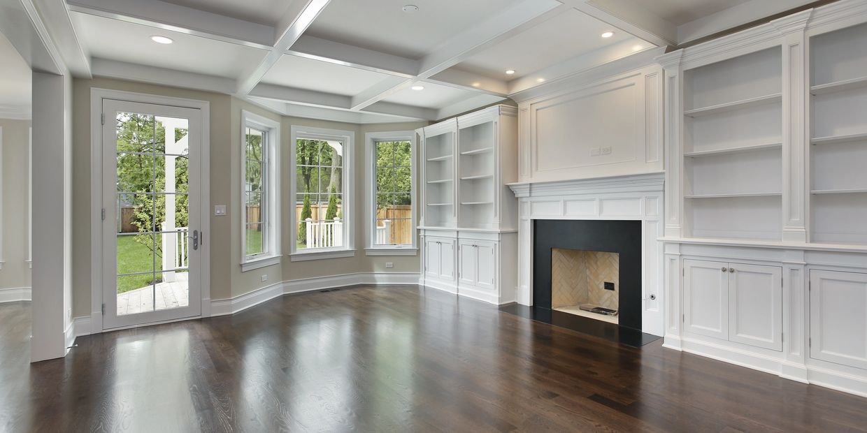 trim, molding, framework, Built-in bookcases, shelving, interior, entertainment center