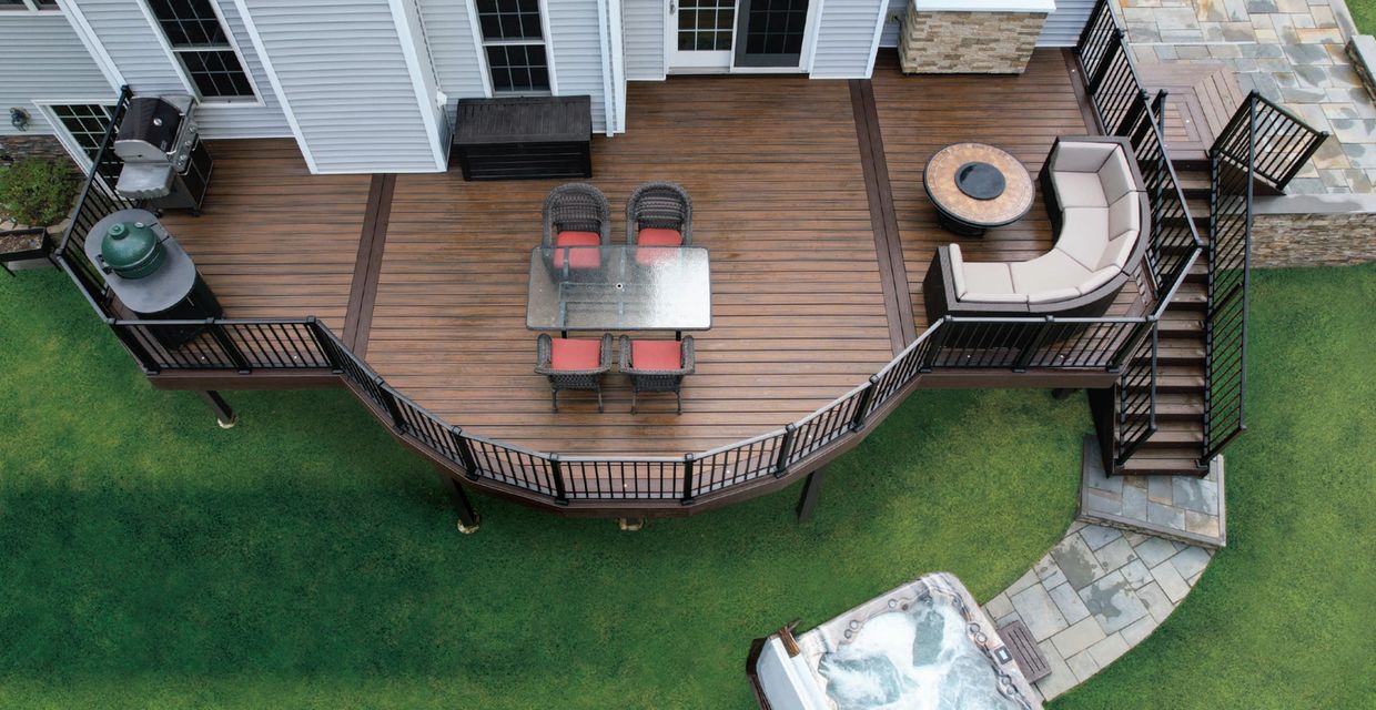 Trex Deck , Deck Installation, Outdoor Living, Deck Renovation, Composite Decking