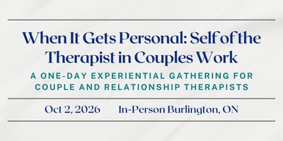 Couples therapist workshop and training
Hanna Watkins Psychotherapy
Waterndown, ON Burlington, ON