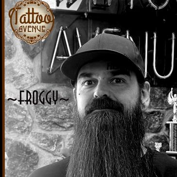 Tattoo Avenue Tucson tattoo shop piercer @froggy333piercer