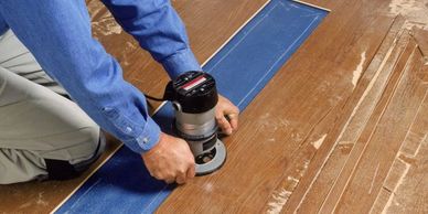 Wood flooring repairs 