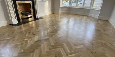 Traditional parquet flooring 