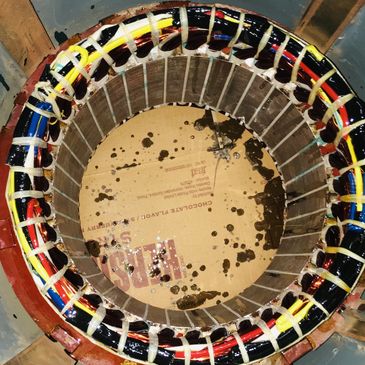 re-winding of motors and alternators
