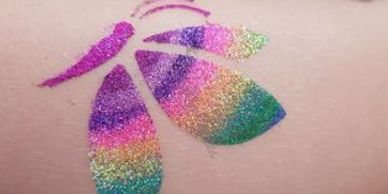 glitter tattoo