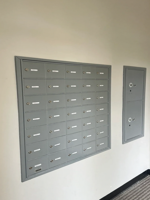 Photo of cluster mailbox available as virtual offices