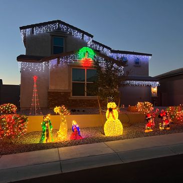 Christmas light hanger