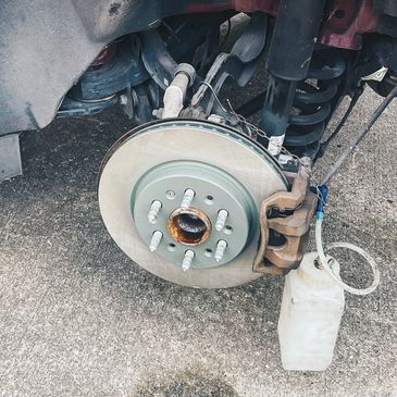 Brake Pad Replacement: Worn brake pads are a common reason for servicing. They are replaced with new