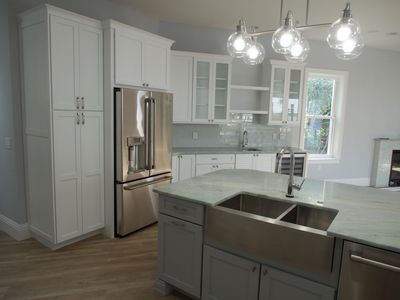 Sea Salt White Painted Shaker cabinetry