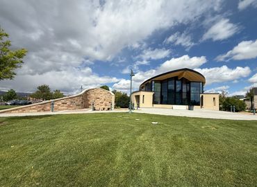The Sanctuary at CMU 2023. Grand Junction, Colorado. Stone and stucco.