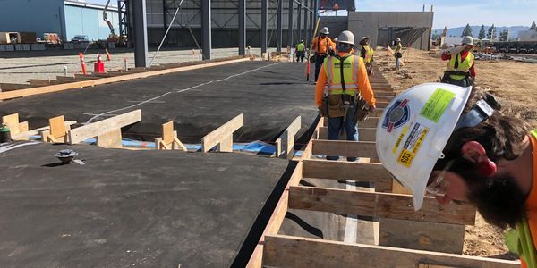 vapor barrier installation, environmental construction, soil gas barrier