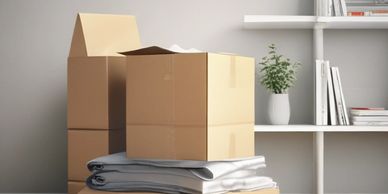 Boxes of books