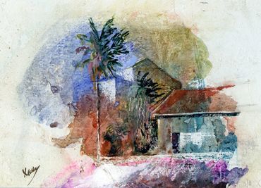 Maale Adumim, watercolor