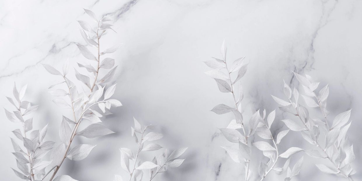White marble mural wallpaper