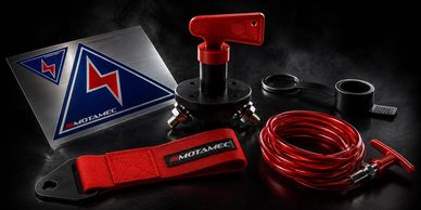 Race car Cutoff switch and race car parts