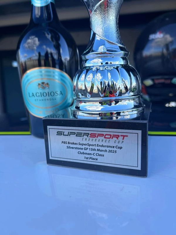 BRSCC Supersport 1st Place