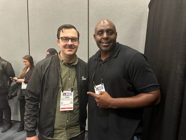 With Pearl Rep John.