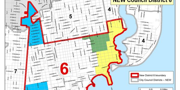 Pensacola City Council District Map Re-Elect Ann Hill