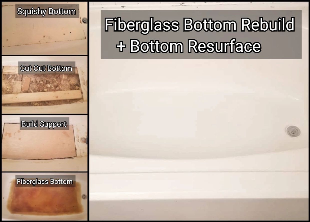 Fiberglass Bathtub Crack Repair and Resurfacing Chesapeake Virginia 