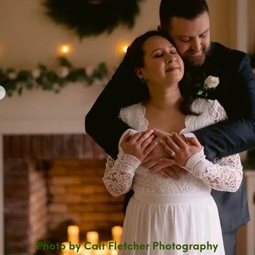 Home Wedding Photo by Cait Fletcher