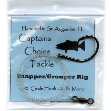 Monture H&H Coastal – Rig Snapper Grouper – 2 Hameçons – Lot De 3 Paquets