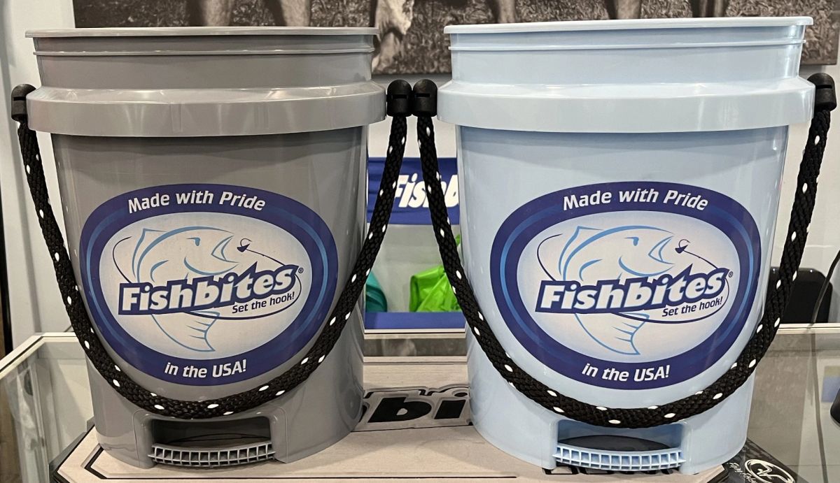 Fishbites Logo 5 Gallon Buckets