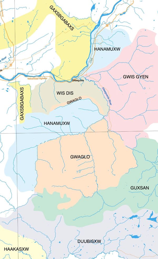 Territories of the Gitsegukla Huwilp
