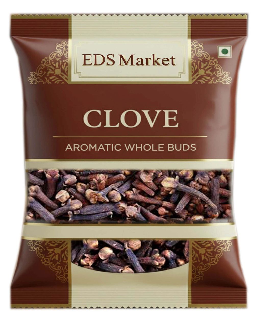 Packet of aromatic whole clove buds from EDS Market.