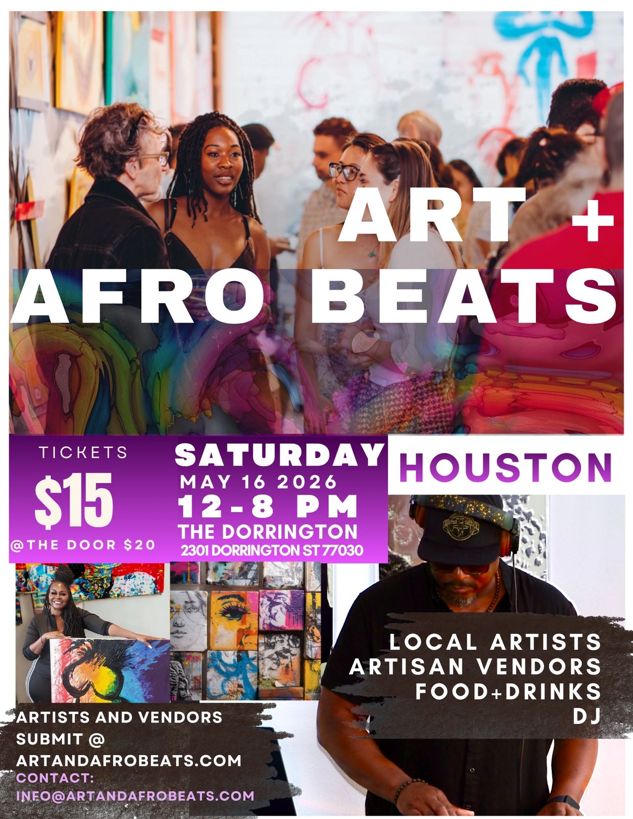 Art and Afrobeats Artist Application