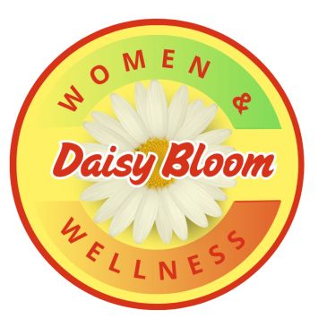 Logo for Daisy Bloom Women &amp; Wellness with a daisy flower.