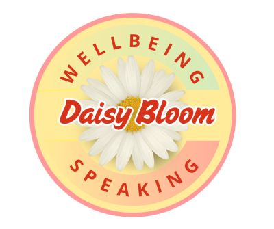 Logo with daisy and text 'Daisy Bloom'.