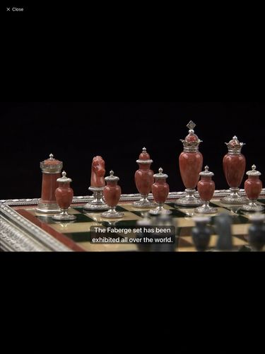 The Fabulous Faberge' Chess Set.
