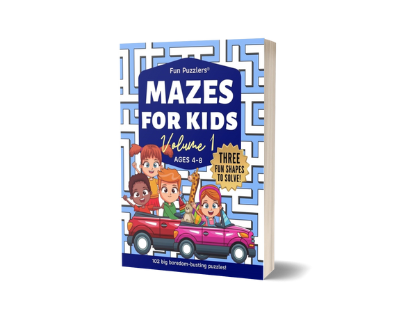 Fun Puzzlers Mazes for Kids Ages 4 to 8 Volume 2