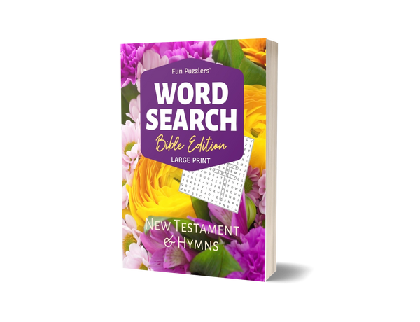 Word Search by Fun Puzzlers Bible Edition New Testament and Hymns