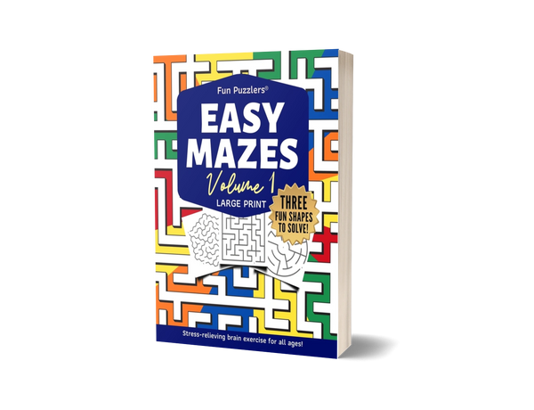 Fun Puzzlers Easy Mazes Volume 1