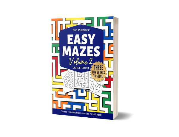 Fun Puzzlers Easy Mazes Volume 2