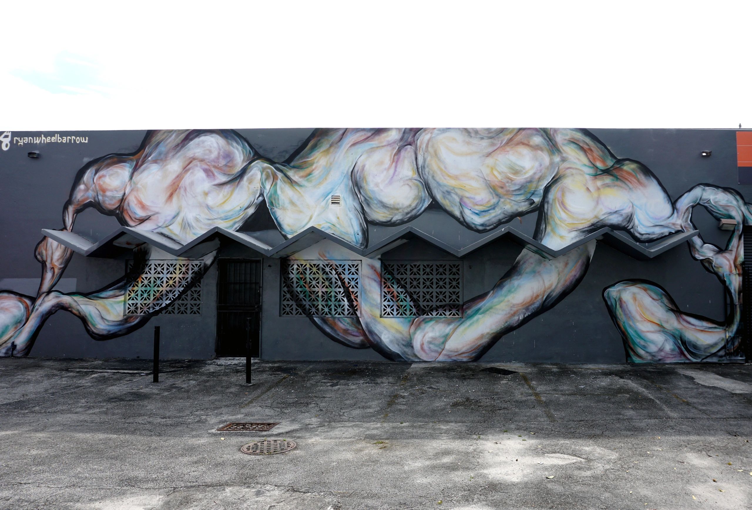 Created for Wynwood Mural Festival December  2021. Demolished September 2022.