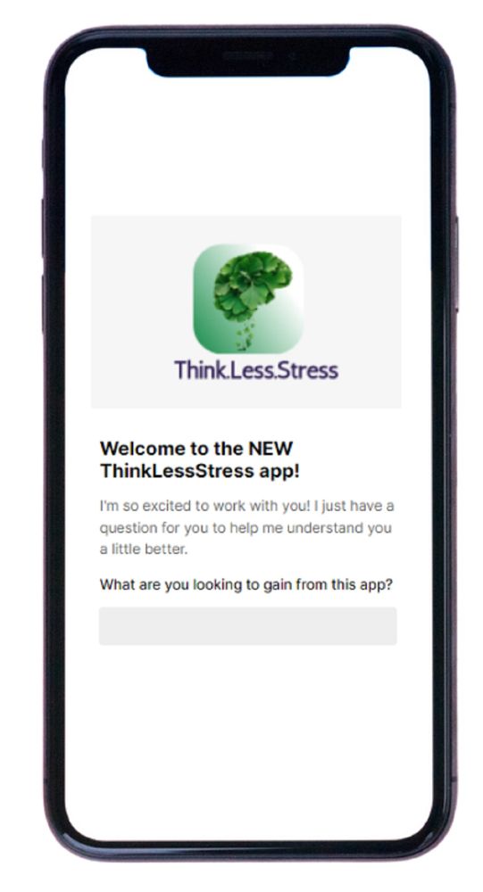 ThinkLess Stress app