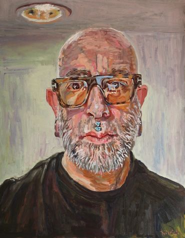 Portrait of Peter Monckton. 